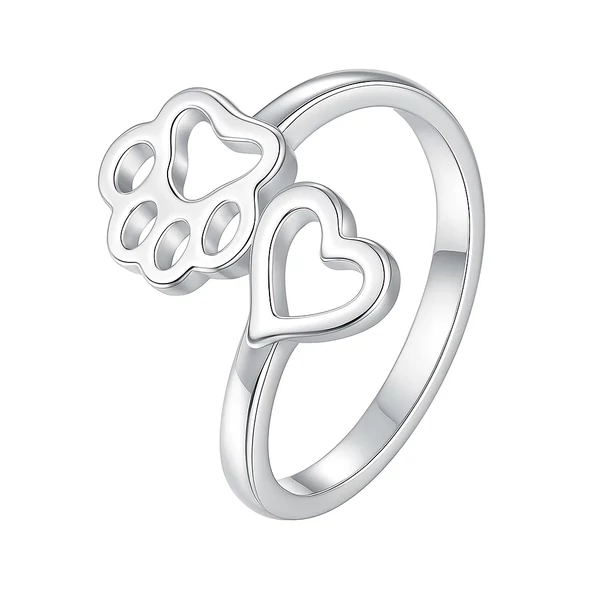 Kutya tappancsos gyűrű