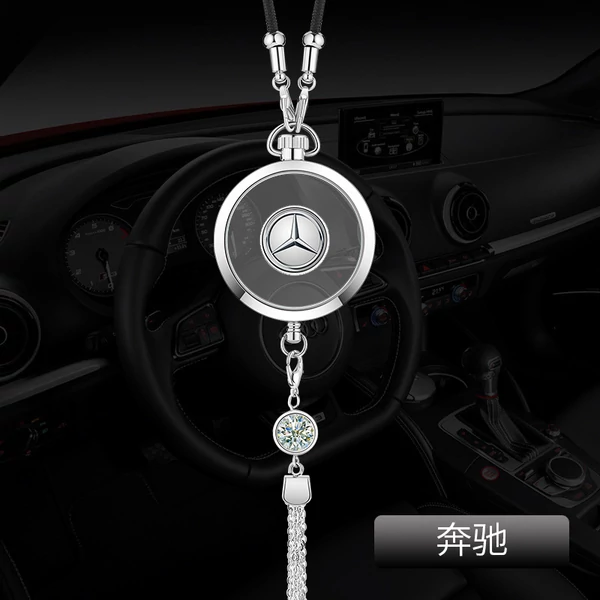 Kristály díszes Mercedes autóillatosító – prémium autós kiegészítő