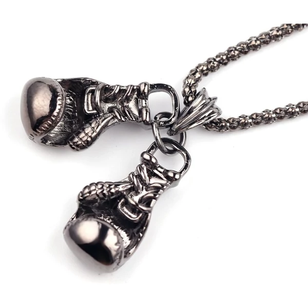 Dupla boxkesztyűs nyaklánc