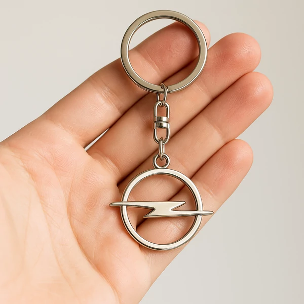 Opel kulcstartó kézben