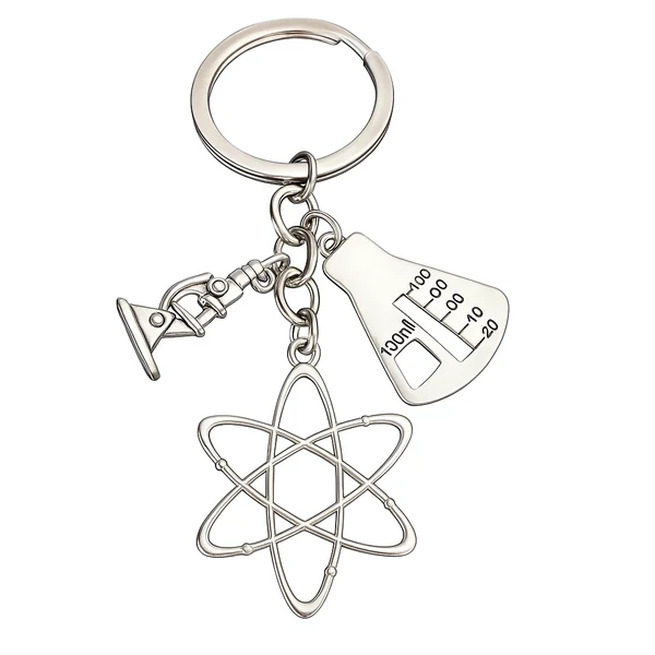 Biológus/kémikus kulcsartó