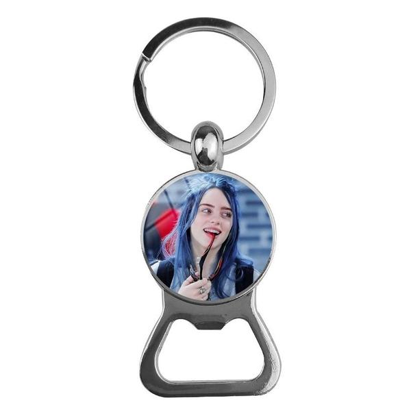 Billie Eilish sörnyitós kulcstartó