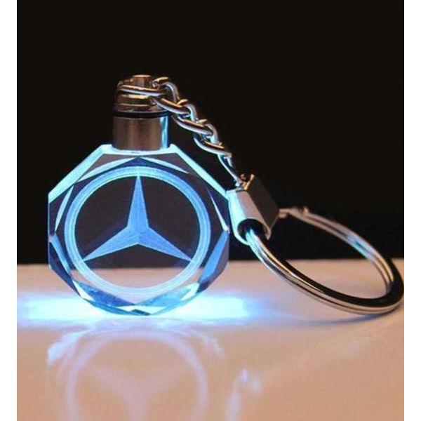 Világító Mercedes kulcstartó