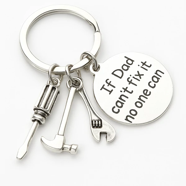 4 medálos kulcstartó apukáknak