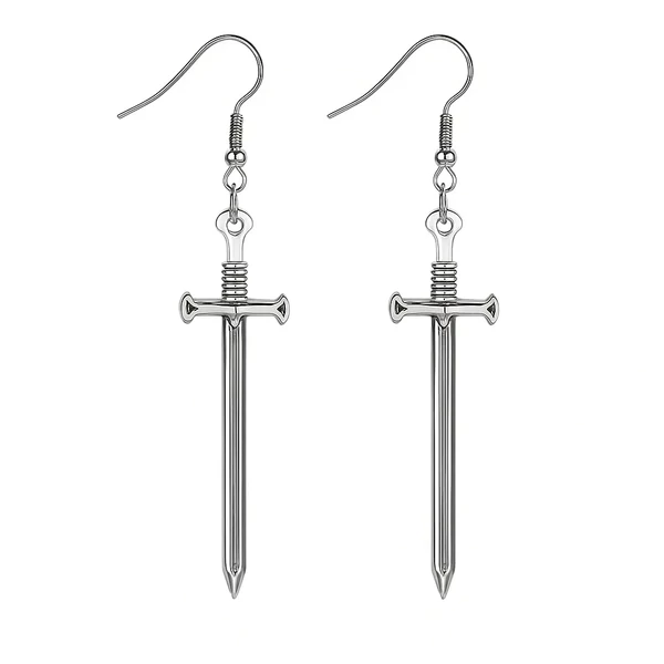 Uniszex kard fülbevaló