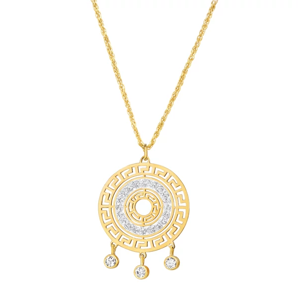 Acél álomfogó medálos nyaklánc