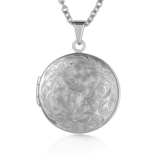 Acél fényképtartós nyaklánc