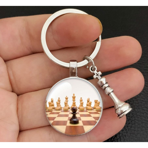 Sakkozó kulcstartó