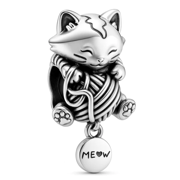 Kiscicás Pandora stílusú medál