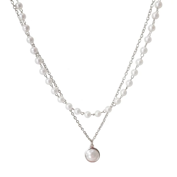 Duplasoros gyöngy nyaklánc