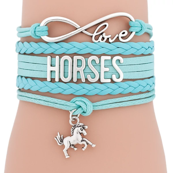 Szeretem a lovakat karkötő