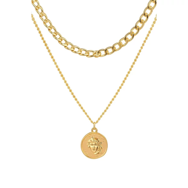 Kétsoros érmés nyaklánc