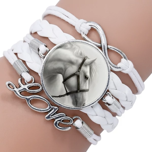 Ötsoros lovas karkötő